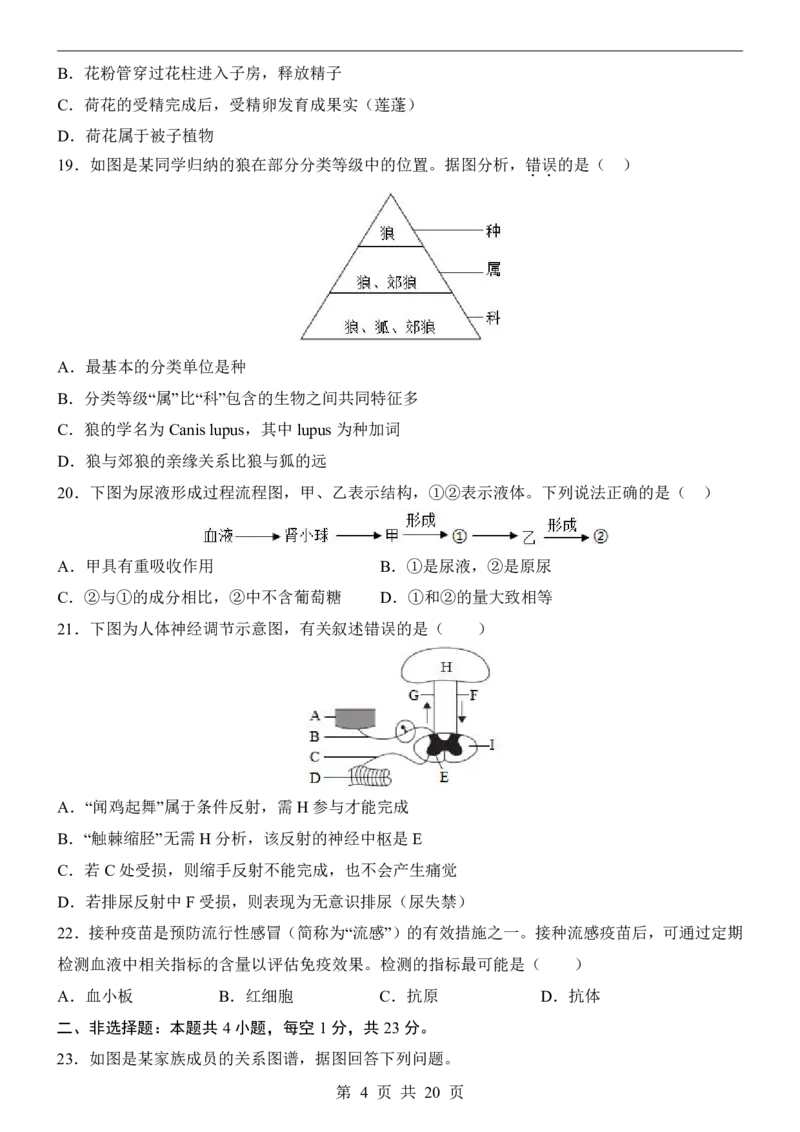 生物(深圳卷)_中考押题2026《中考押题》系列（9科全套实时更新中）_2026版中考《考前押测卷》地区版（地生）_2026《生物中考&bull;考前押题卷》地区版