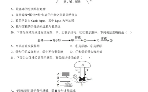 生物(深圳卷)_中考押题2026《中考押题》系列（9科全套实时更新中）_2026版中考《考前押测卷》地区版（地生）_2026《生物中考&bull;考前押题卷》地区版