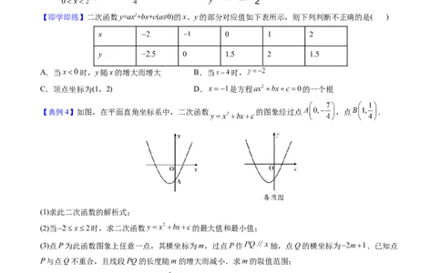 初中数学同步9年级上册第12课待定系数法求二次函数的解析式（学生版）_人教版数学九年级上册_版本二_九年级数学上册（人教版）_专项复习_讲义_学生版在此文件夹