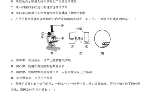 生物(广西卷)_中考押题2026《中考押题》系列（9科全套实时更新中）_2026版中考《考前押测卷》地区版（地生）_2026《生物中考&bull;考前押题卷》地区版