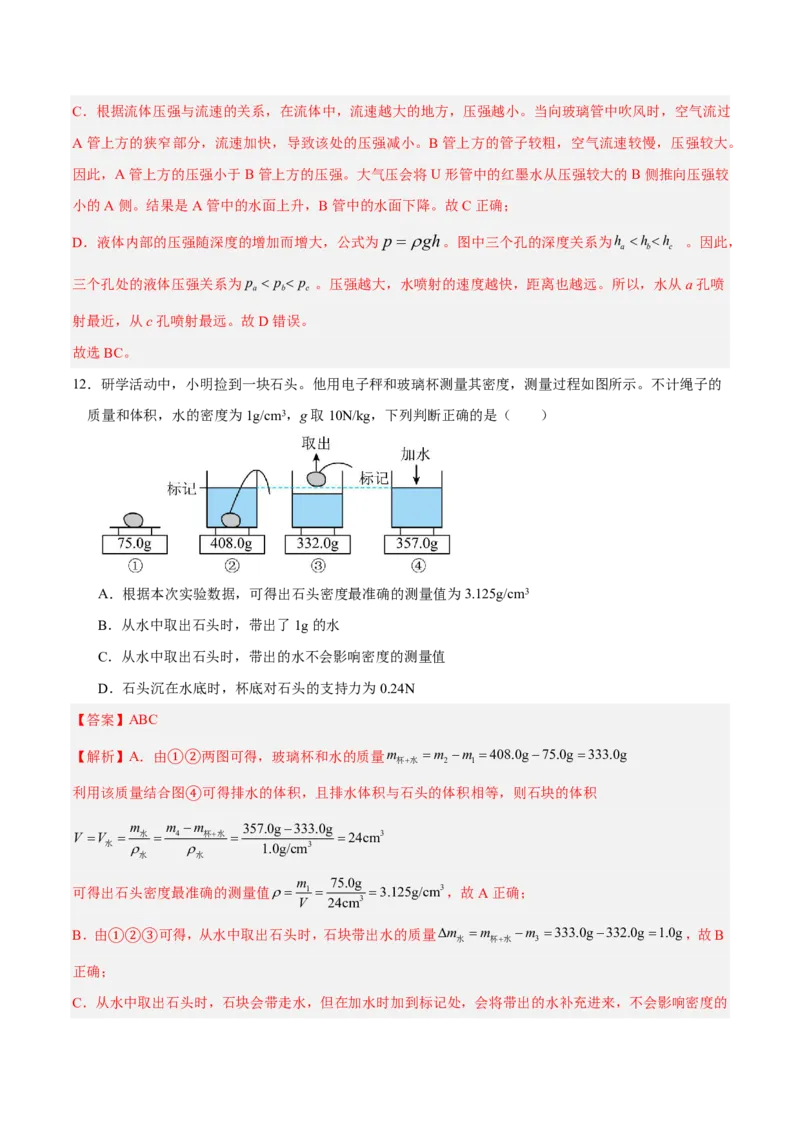 物理(青岛卷)(全解全析)_中考押题2026《中考押题》系列（9科全套实时更新中）_2026版中考《金卷考前预测卷》全国多地区版（物理）_物理(青岛卷)