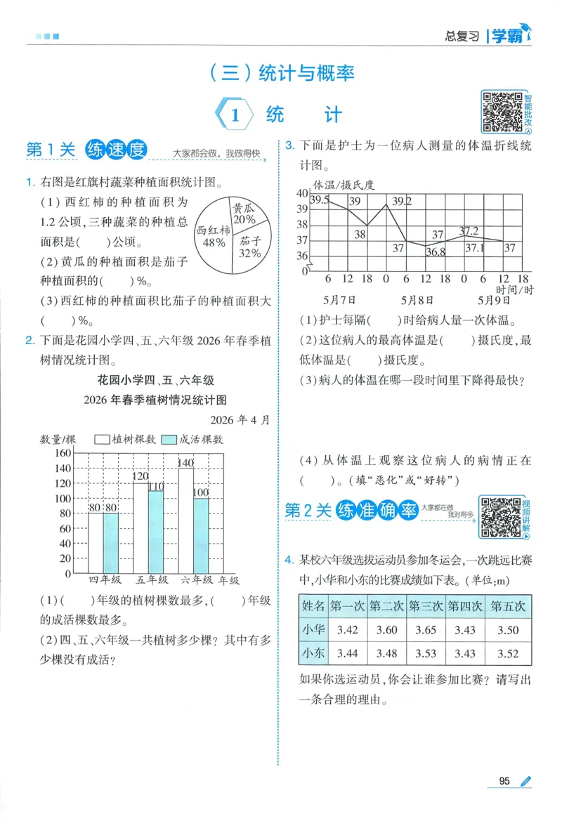 北师数学6下_2026春小学教辅大合集_9-26春《经纶学霸》系列_26春《五星学霸》语数英系列_26春《五星学霸》数学北师下册_2026春《五星学霸》数学BS6下