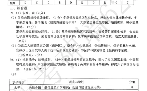 社会答案-2604宁波一模_中考押题2026《中考押题》系列（9科全套实时更新中）_浙江2026版中考《浙江一模二模》多地区全套（浙江）_2604宁波一模
