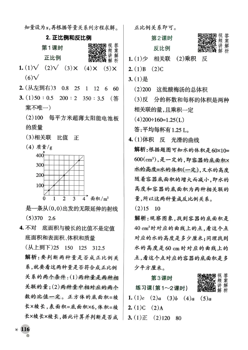 小学学霸作业本人教版六年级下册(参考答案)_2026春小学教辅大合集_18-26春《pass绿卡图书》小学学霸系列_《小学学霸作业本》_数学《小学学霸作业本》人教26春