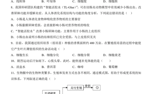 生物(山西卷)_中考押题2026《中考押题》系列（9科全套实时更新中）_2026版中考《考前押测卷》地区版（地生）_2026《生物中考&bull;考前预测卷》地区版