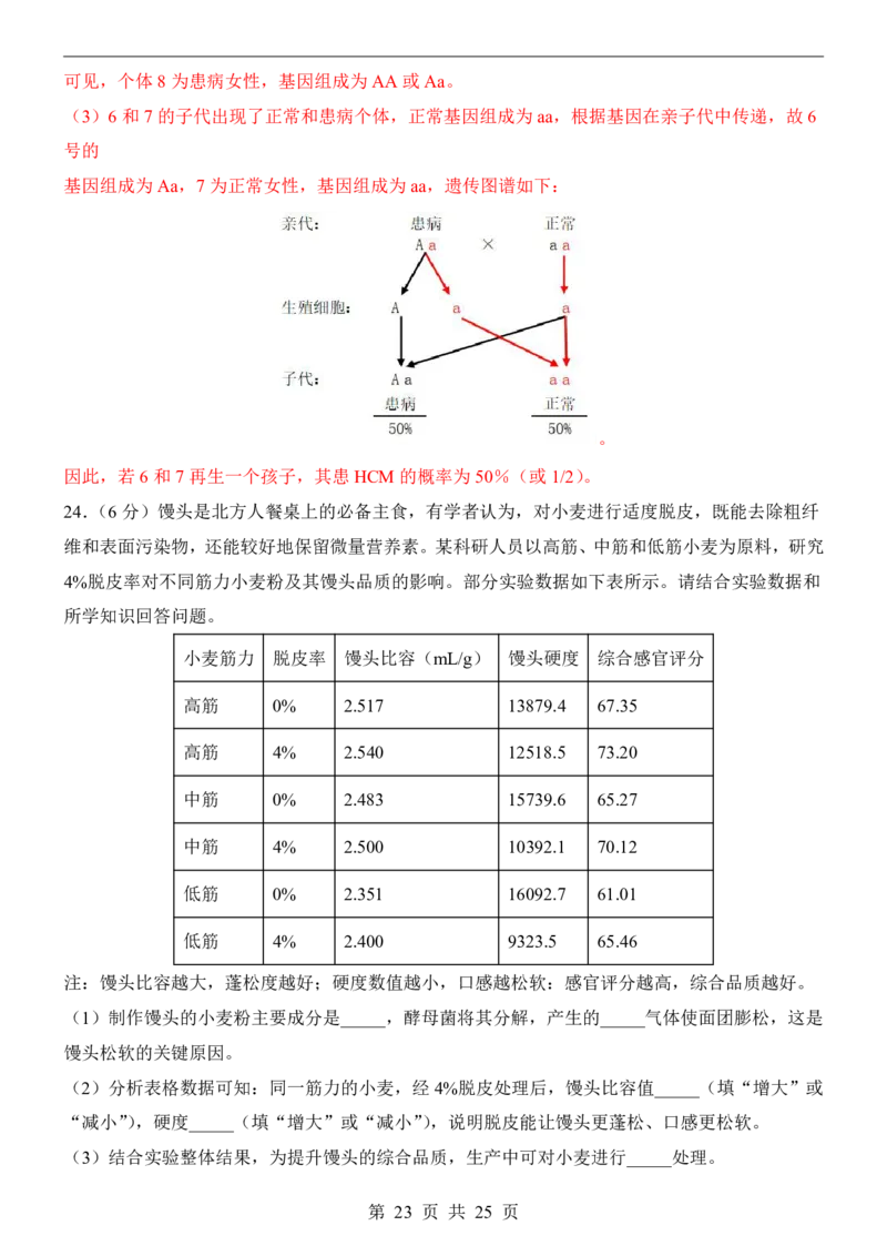 生物(河南卷)_中考押题2026《中考押题》系列（9科全套实时更新中）_2026版中考《考前押测卷》地区版（地生）_2026《生物中考&bull;考前预测卷》地区版