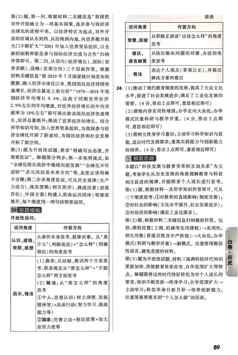 白卷历史答案_中考押题2026《中考押题》系列（9科全套实时更新中）_万唯2026版初中《万唯黑白卷》7科全套（山东）_2026《万唯中考&bull;山东黑白卷》历史