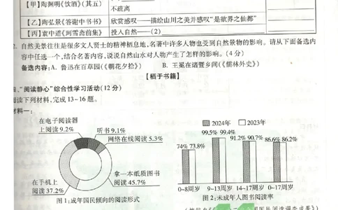 白卷试题（7科合并）_中考押题2026《中考押题》系列（9科全套实时更新中）_万唯2026版中考《万唯考黑白卷》7科全套（深圳）