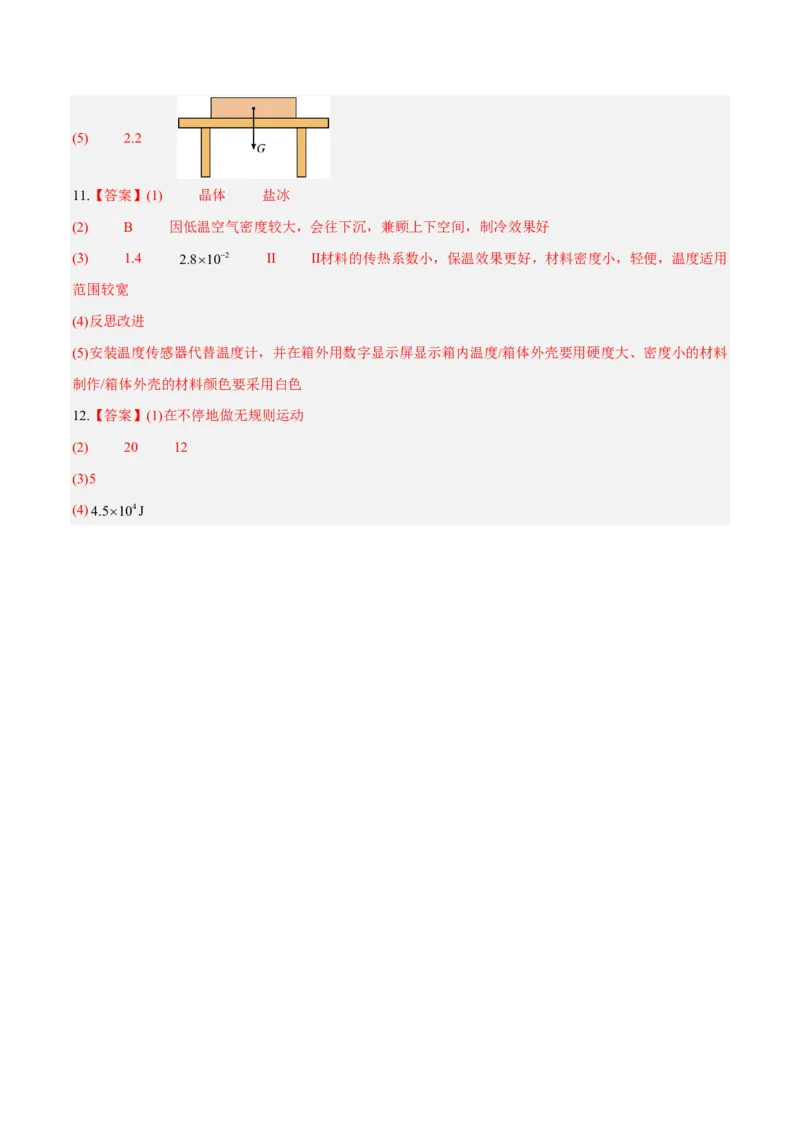 物理(上海卷02)(参考答案)_中考押题2026《中考押题》系列（9科全套实时更新中）_2026版中考《金卷考前预测卷》全国多地区版（物理）_物理(上海卷02&middot;新题型)