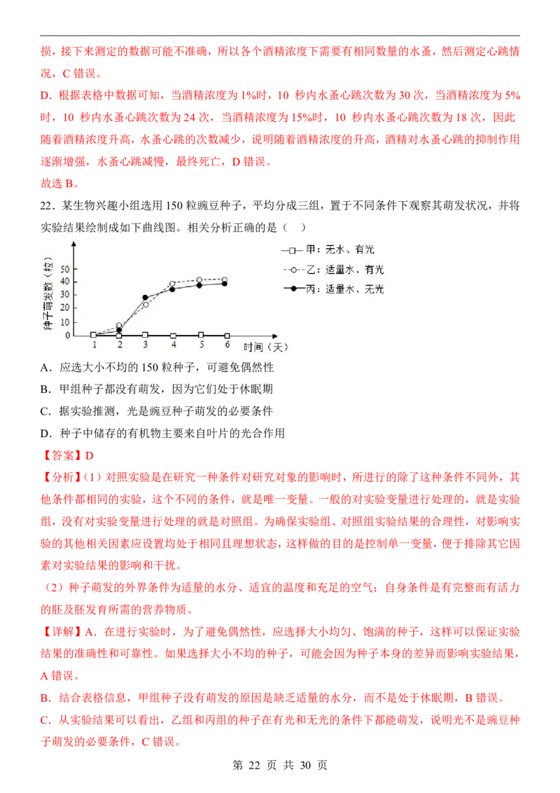 生物(全国通用)_中考押题2026《中考押题》系列（9科全套实时更新中）_2026版中考《考前押测卷》地区版（地生）_2026《生物中考&bull;考前预测卷》地区版