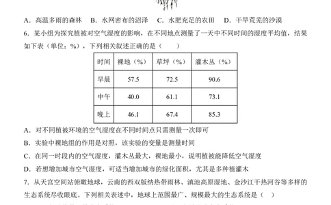 生物(江苏卷)_中考押题2026《中考押题》系列（9科全套实时更新中）_2026版中考《考前押测卷》地区版（地生）_2026《生物中考&bull;考前押题卷》地区版