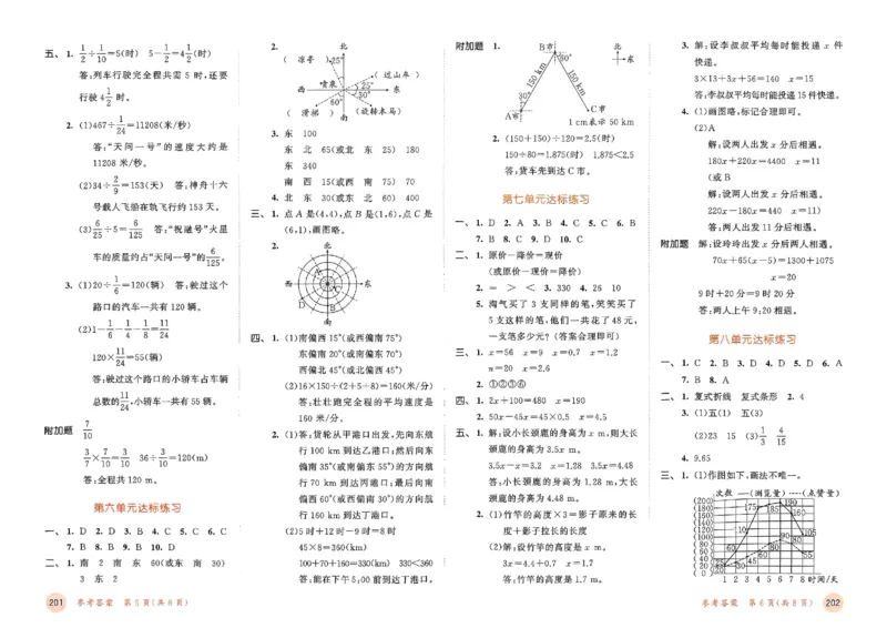 测评卷北师数学5下_26春53小学系列合集_1-6年级数学下册北师大版《53天天练》_25春53天天练北师数学5下