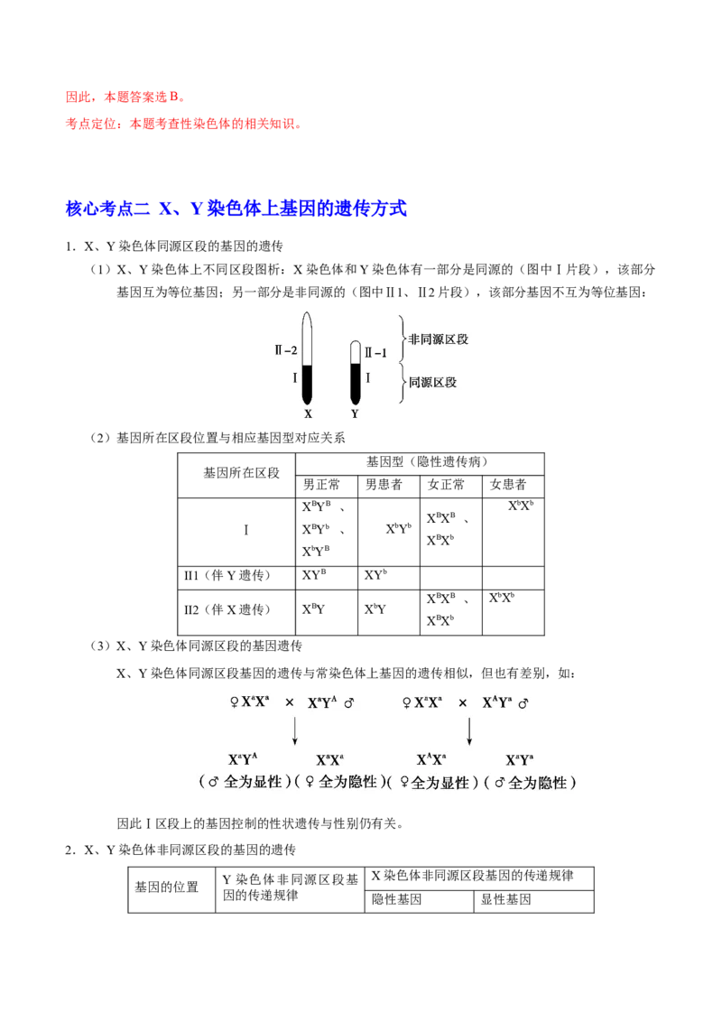 解密12人类遗传病及伴性遗传（讲义）-高频考点解密2021年高考生物二轮复习讲义+分层训练_新高考复习资料_2021年新高考资料
