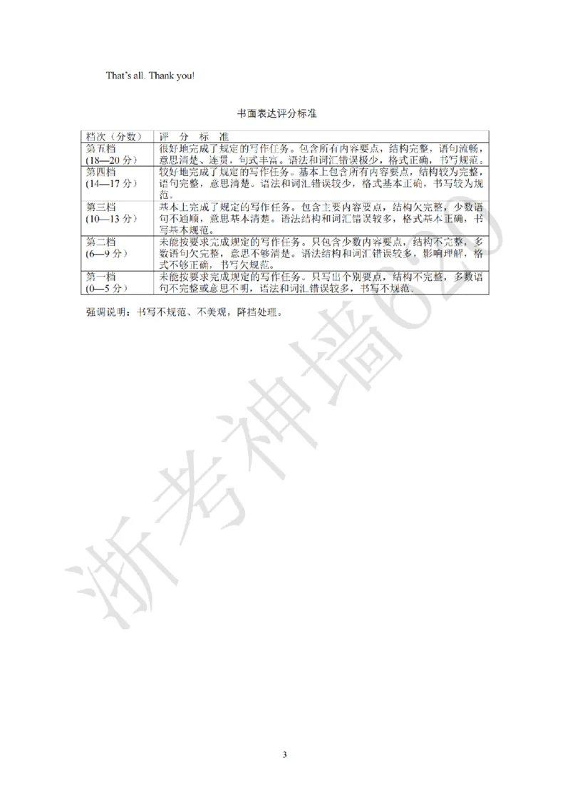 英语答案-2604金华婺城区东阳市一模（金东区、永康市部分学校参加）_中考押题2026《中考押题》系列（9科全套实时更新中）_浙江2026版中考《浙江一模二模》多地区全套（浙江）