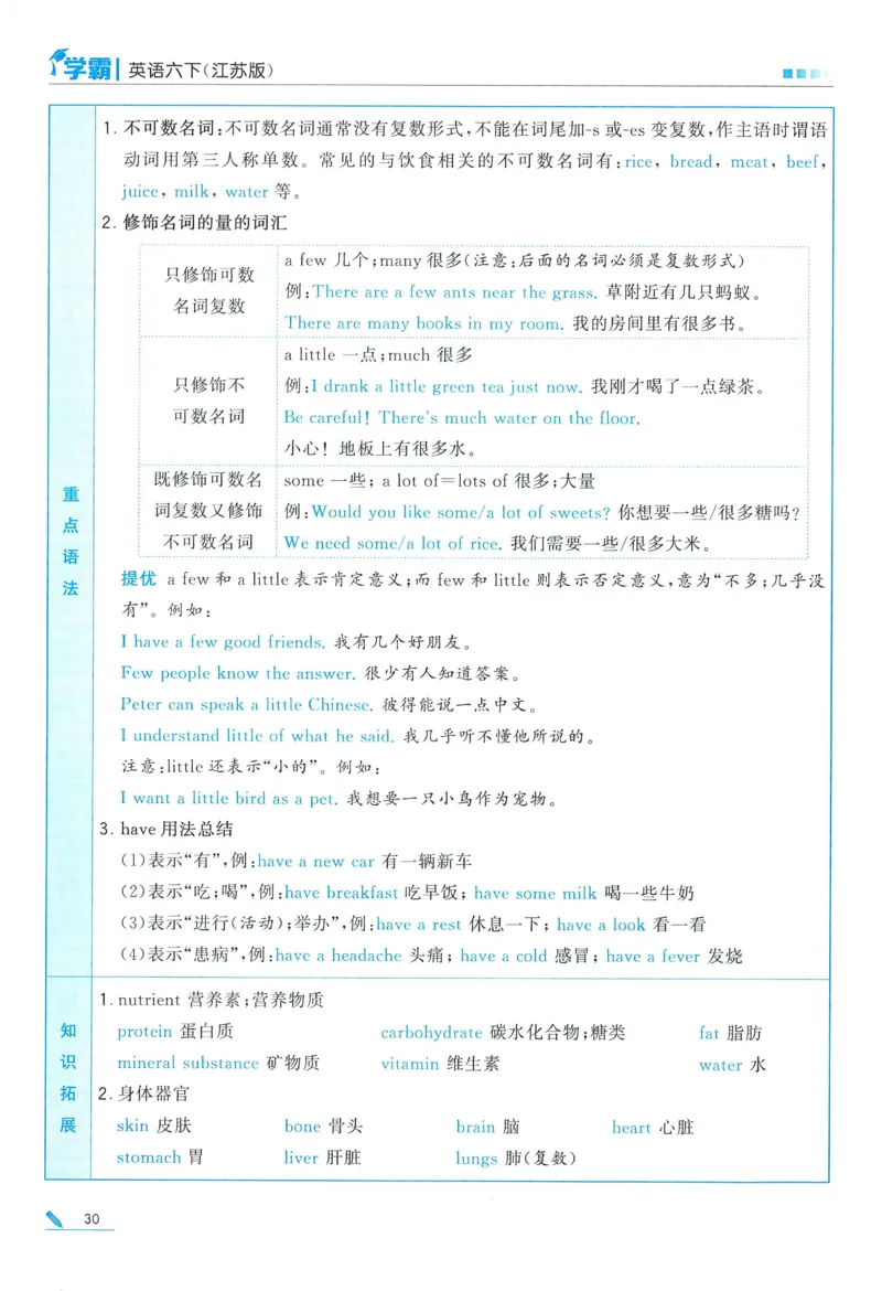江苏英语6下_2026春季学期_26春五星学霸_26春译林版英语《五星学霸》_六下