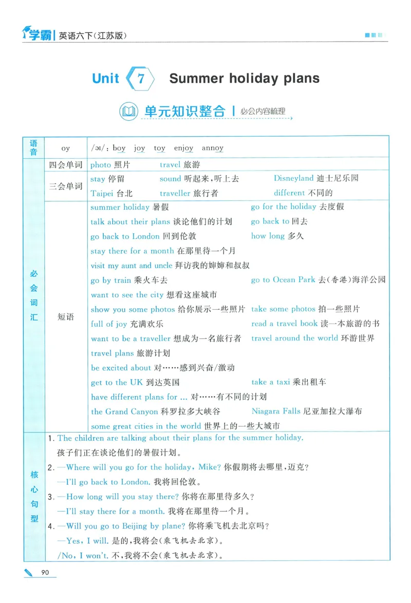 江苏英语6下_2026春季学期_26春五星学霸_26春译林版英语《五星学霸》_六下