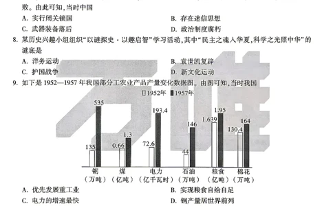 黑卷_历史_中考押题2026《中考押题》系列（9科全套实时更新中）_万唯2026版初中《万唯黑白卷》7科全套（湖南）_黑白卷历史