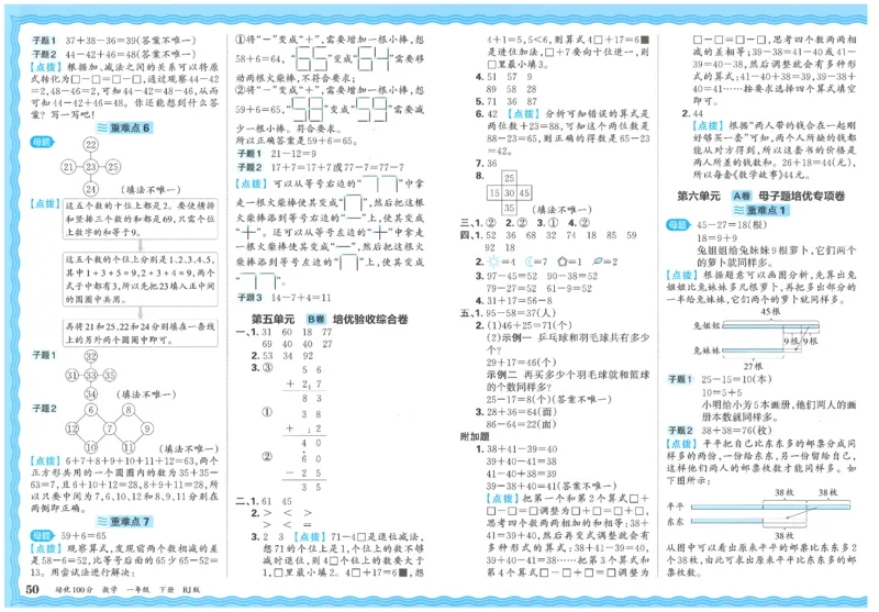 王朝霞培优100分数学人教1下_2026春小学教辅大合集_8-26春《王朝霞》系列_04.2026春WZX培Y100分数学语文人教1-6年级下册_数学《王朝霞培优100分》人教26春
