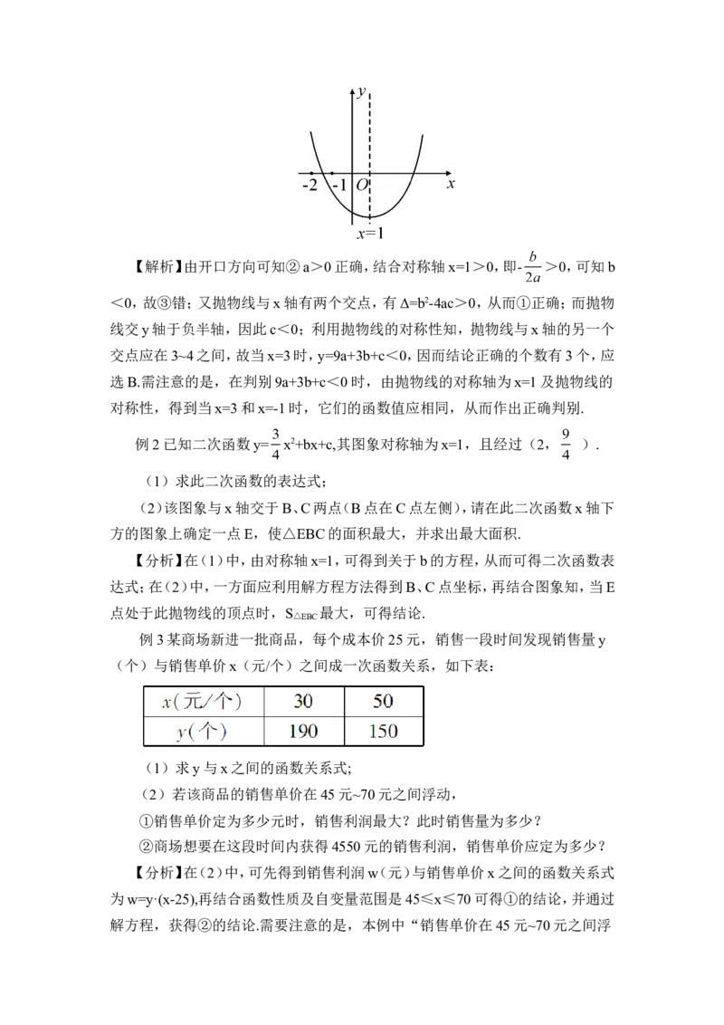本章热点专题训练（教案）_人教版数学九年级上册_版本二_九年级数学上册（人教版）_教学设计_教案多套_9上数教案推荐_R9数上教案_第二十二章二次函数_教案_章末复习