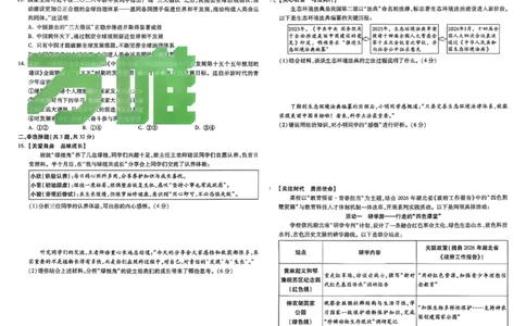 黑卷七科(已优化)_中考押题2026《中考押题》系列（9科全套实时更新中）_万唯2026版初中《万唯黑白卷》7科全套（湖北）