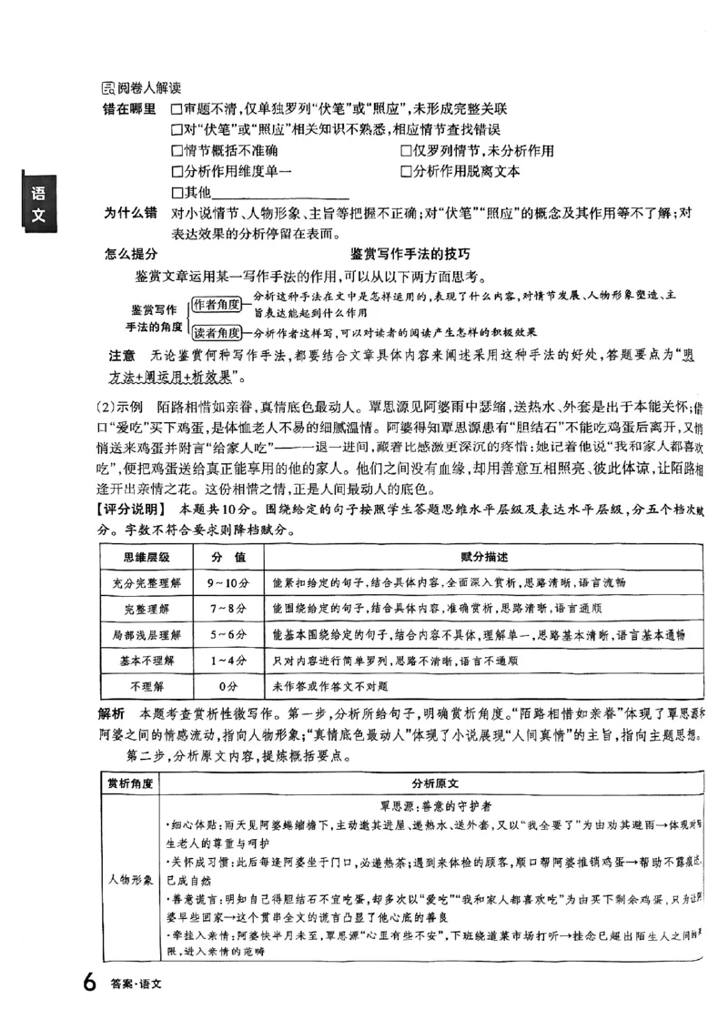 语文B卷答案_中考押题2026《中考押题》系列（9科全套实时更新中）_2026版中考《聚能AB卷》7科全套（山西）