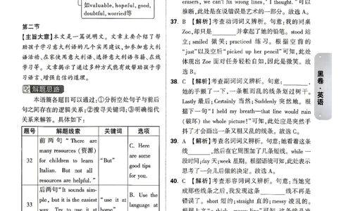 黑白卷英语答案_中考押题2026《中考押题》系列（9科全套实时更新中）_万唯2026版初中《万唯黑白卷》7科全套（湖南）_黑白卷英语