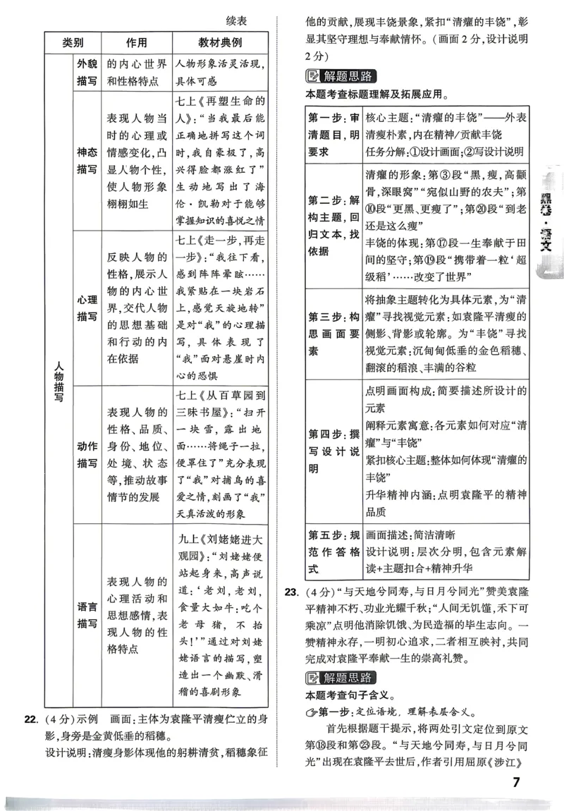 黑卷语文答案_中考押题2026《中考押题》系列（9科全套实时更新中）_万唯2026版初中《万唯黑白卷》7科全套（山东）_2026《万唯中考&bull;山东黑白卷》语文