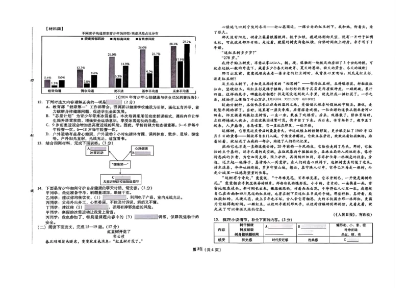 预测卷_中考押题2026《中考押题》系列（9科全套实时更新中）_2026版中考《备考计划预测卷》7科全套（辽宁版）