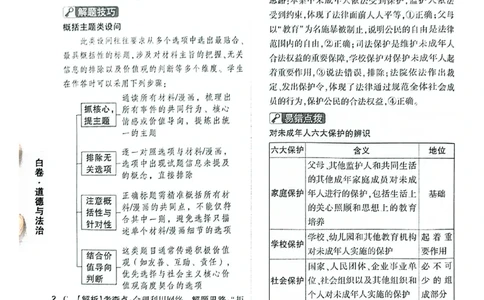 道法白卷答案_中考押题2026《中考押题》系列（9科全套实时更新中）_万唯2026版初中《万唯黑白卷》7科全套（重庆）_道法