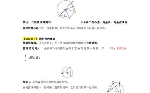 第24章圆（知识串讲+知识梳理+真题训练）（学生版）_人教版数学九年级上册_版本二_九年级数学上册（人教版）_重难点题型高分突破-U207_2026版