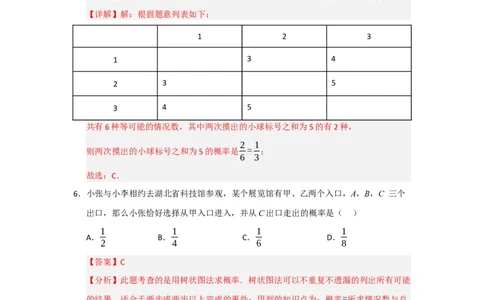 第25章概率初步能力提升测试卷（教师版）_人教版数学九年级上册_版本二_九年级数学上册（人教版）_知识解读与题型专练-V14_2026版