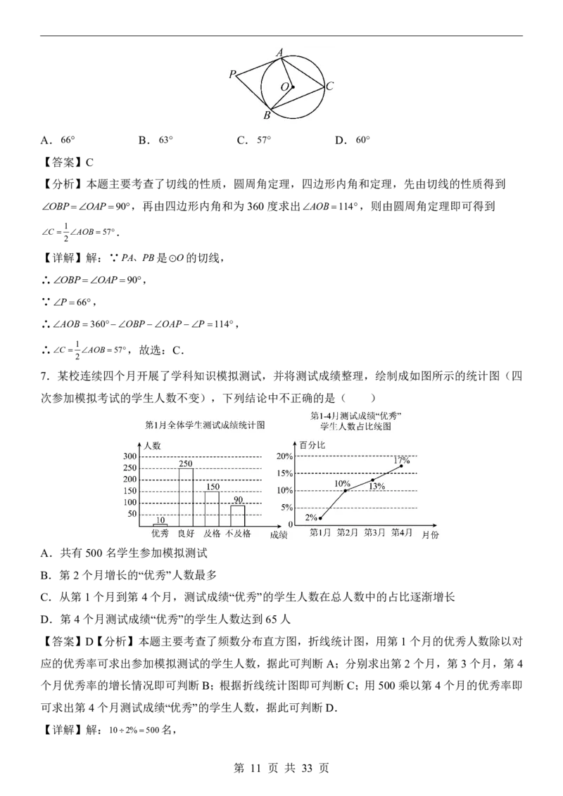 2025中考数学押题预测卷（广州卷）_幼小初教辅资料_中考_2025中考各科押题卷+模拟卷（含全国）
