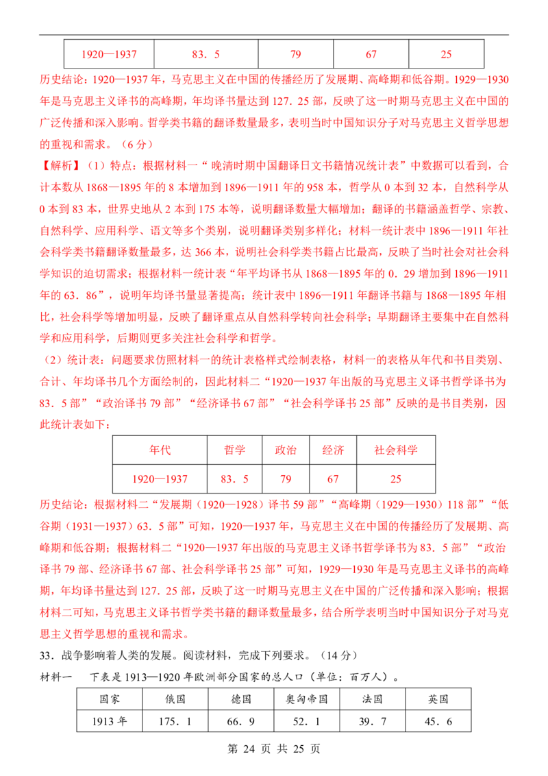 2025中考历史押题预测卷（广东卷）_幼小初教辅资料_中考_2025中考各科押题卷+模拟卷（含全国）