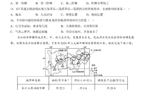 2025中考(会考)地理考前押题卷（湖南卷）_幼小初教辅资料_中考_2025中考各科押题卷+模拟卷（含全国）