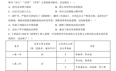 2025中考历史押题预测卷（安徽卷）_幼小初教辅资料_中考_2025中考各科押题卷+模拟卷（含全国）
