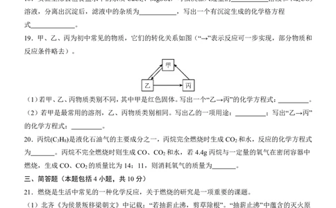 2025中考化学押题预测卷（河南卷）_幼小初教辅资料_中考_2025中考各科押题卷+模拟卷（含全国）
