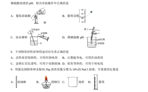 2025中考化学押题预测卷（苏州卷）_幼小初教辅资料_中考_2025中考各科押题卷+模拟卷（含全国）