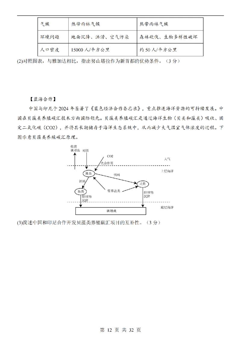 2025中考(会考)地理考前押题卷（青岛卷）_幼小初教辅资料_中考_2025中考各科押题卷+模拟卷（含全国）
