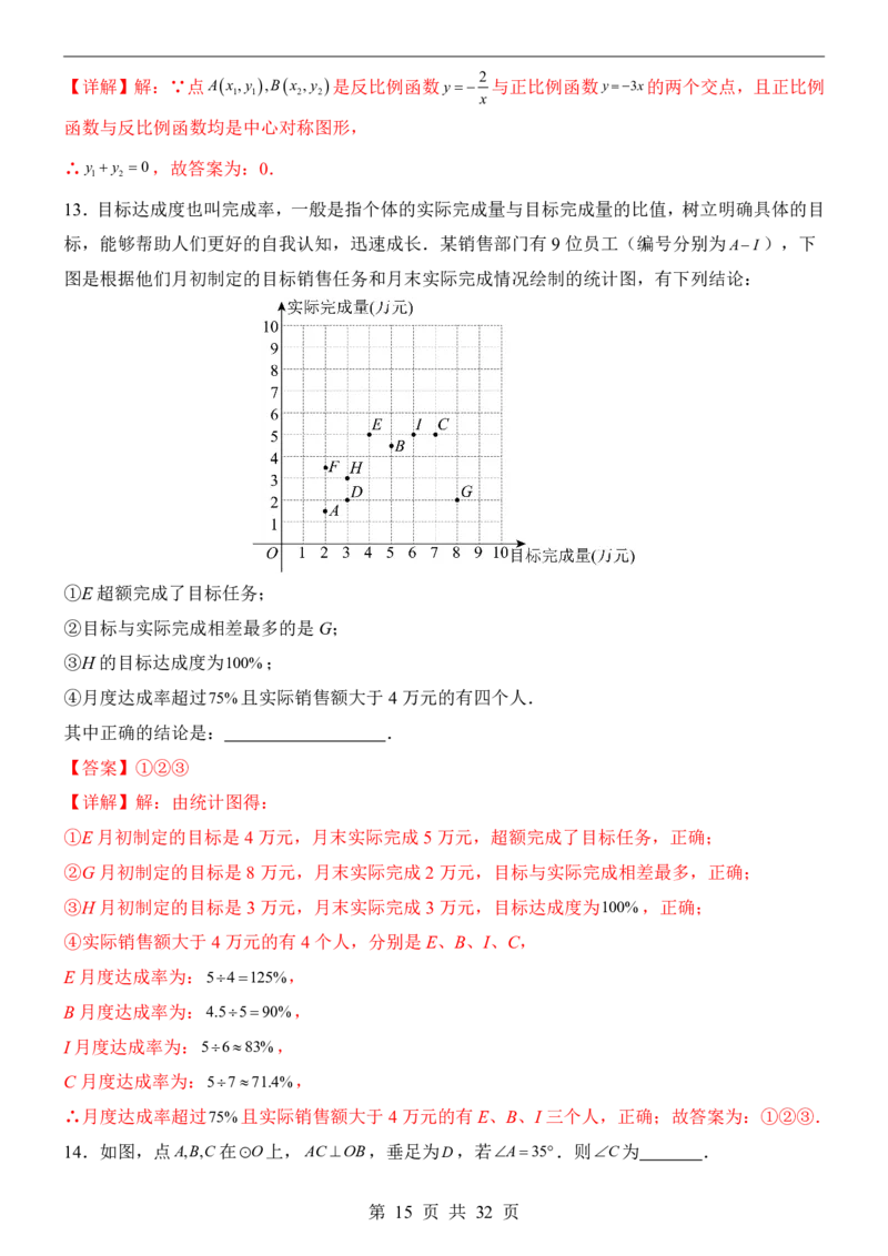 2025中考数学押题预测卷（北京卷）_幼小初教辅资料_中考_2025中考各科押题卷+模拟卷（含全国）