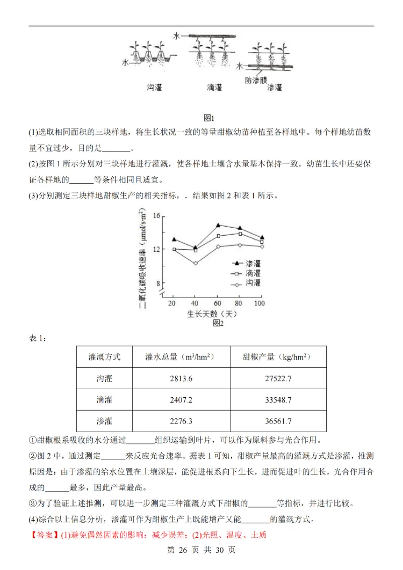 2025中考(会考)生物考前押题卷（北京卷）_幼小初教辅资料_中考_2025中考各科押题卷+模拟卷（含全国）