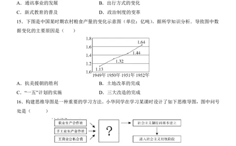 2025中考历史押题预测卷（全国通用）_幼小初教辅资料_中考_2025中考各科押题卷+模拟卷（含全国）