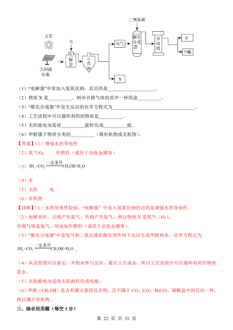 2025中考化学考前模拟卷08（全国通用）_幼小初教辅资料_中考_2025中考各科押题卷+模拟卷（含全国）