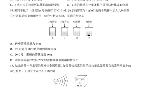 2025中考化学押题预测卷（广西卷）_幼小初教辅资料_中考_2025中考各科押题卷+模拟卷（含全国）