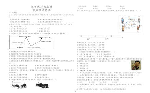 02.人教部编版九年级上册历史综合试卷_1、初中学习资料_4-7、历史_4-7-5、初三历史上册_4、期末试卷（11份）
