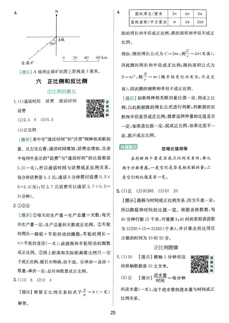 答案_2026春季学期_26春苏教数学《实验班提优训练》2-6下_26春《实验班提优训练》数学SJ6下