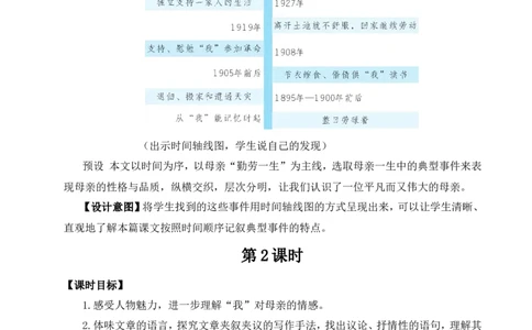 14回忆我的母亲（名师教案）_1、初中学习资料_2024秋改版_人教七上语文新版课件_9.详细教案_4.第四单元