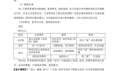 10往事依依（名师教案）_1、初中学习资料_2024秋改版_人教七上语文新版课件_9.详细教案_3.第三单元