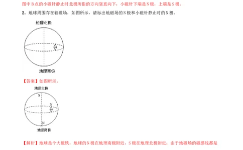 20.1磁现象和磁场（解析版）_1、初中学习资料_4-4、物理_4-4-5、初三物理全册_人教版物理九年级全一册课时练习（090份）_课时练习第1套