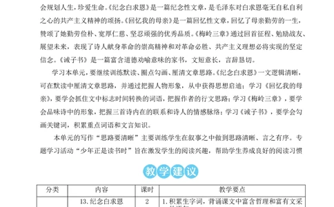 13纪念白求恩（名师教案）_1、初中学习资料_2024秋改版_人教七上语文新版课件_9.详细教案_4.第四单元