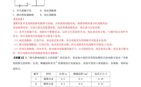 16.5《电压和电阻》单元复习方案（解析版）_1、初中学习资料_4-4、物理_4-4-5、初三物理全册_人教版物理九年级全一册课时练习（090份）_课时练习第1套